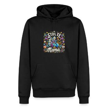 Muttertag - Männer Premium Bio Hoodie - Schwarz - Vorne - Nico (187cm)