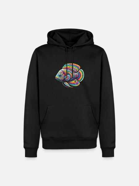 Hippie Festival - Men’s Premium Organic Hoodie - black