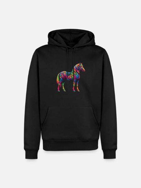 Hippie Festival - Men’s Premium Organic Hoodie - black