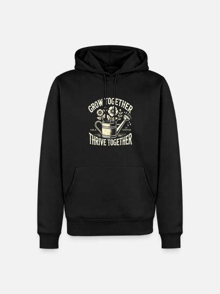 Garten - Männer Premium Bio Hoodie - Schwarz