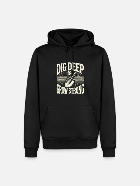 Garden - Men’s Premium Organic Hoodie - black