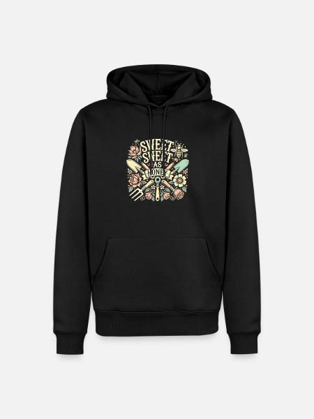 Garten - Männer Premium Bio Hoodie - Schwarz