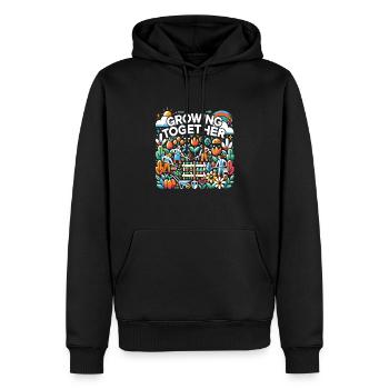 Garten - Männer Premium Bio Hoodie - Schwarz - Vorne - Nico (187cm)
