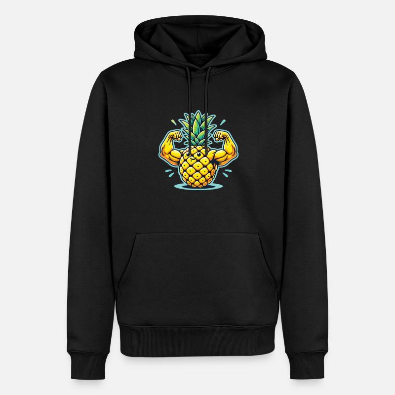 Früchtchen - Männer Premium Bio Hoodie - Schwarz