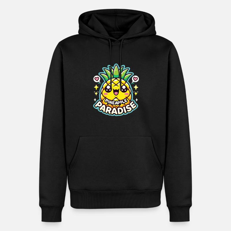 Fripon - Sweat à capuche Premium bio Homme - noir