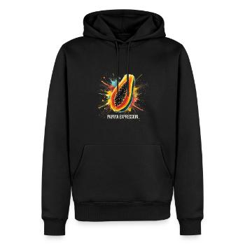 Fripon - Sweat à capuche Premium bio Homme - noir - Devant - Nico (187cm)