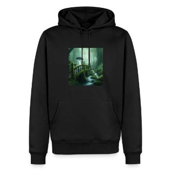 Märchen - Männer Premium Bio Hoodie - Schwarz - Vorne - Nico (187cm)