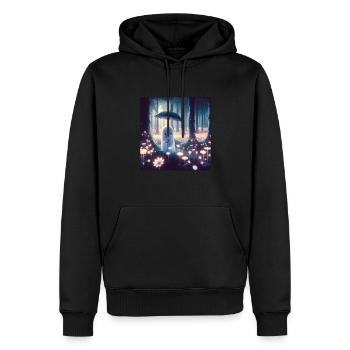 Märchen - Männer Premium Bio Hoodie - Schwarz - Vorne - Nico (187cm)