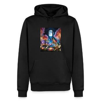 Märchen - Männer Premium Bio Hoodie - Schwarz - Vorne - Nico (187cm)