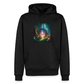 Märchen - Männer Premium Bio Hoodie - Schwarz - Vorne - Nico (187cm)