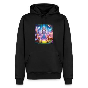 Märchen - Männer Premium Bio Hoodie - Schwarz - Vorne - Nico (187cm)