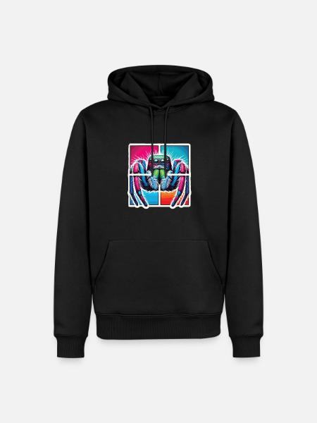 Spider - Men’s Premium Organic Hoodie - black