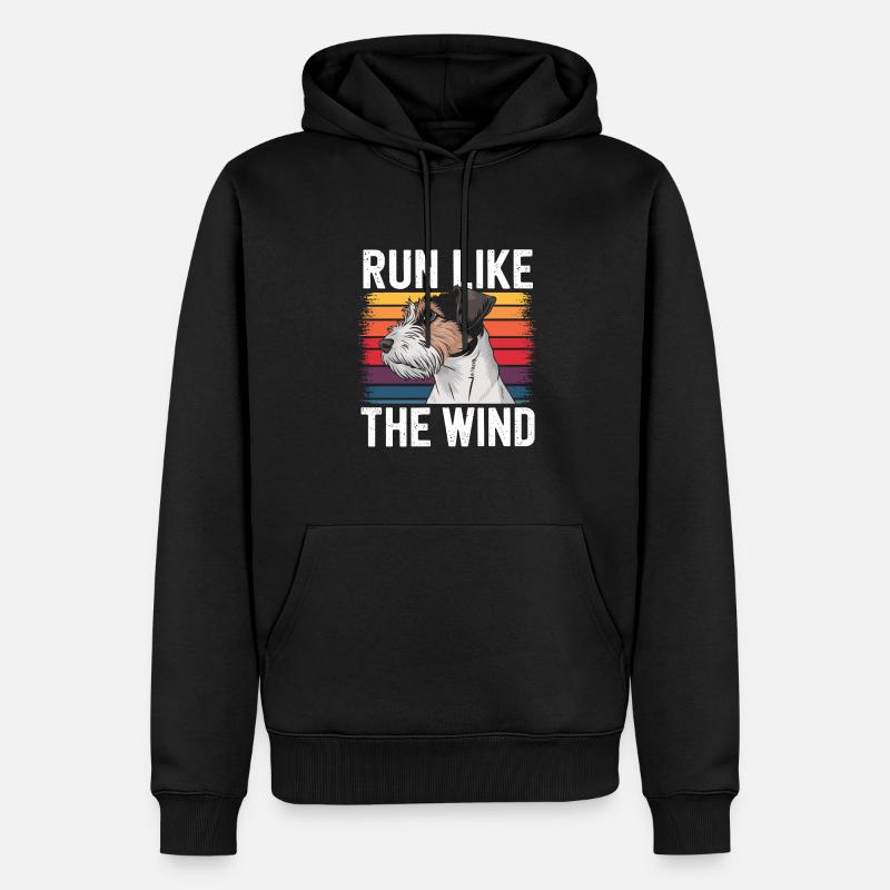 Agility - Männer Premium Bio Hoodie - Schwarz