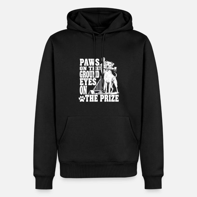 Agility - Männer Premium Bio Hoodie - Schwarz