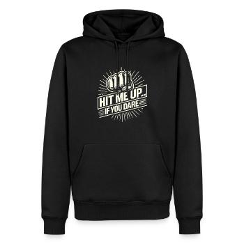 Krav Maga - Männer Premium Bio Hoodie - Schwarz - Vorne - Nico (187cm)