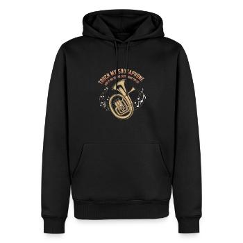 Sousaphone - Männer Premium Bio Hoodie - Schwarz - Vorne - Nico (187cm)