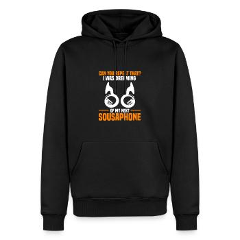 Sousaphone - Männer Premium Bio Hoodie - Schwarz - Vorne - Nico (187cm)