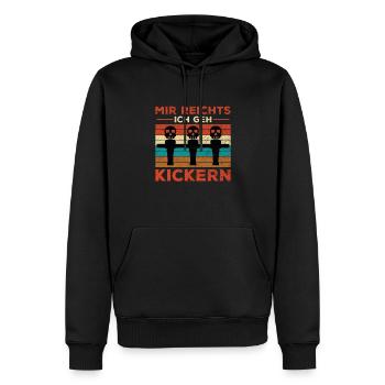 Tischfußball Kickern Tischkicker Sportler Kicker - Männer Premium Bio Hoodie - Schwarz - Vorne - Nico (187cm)