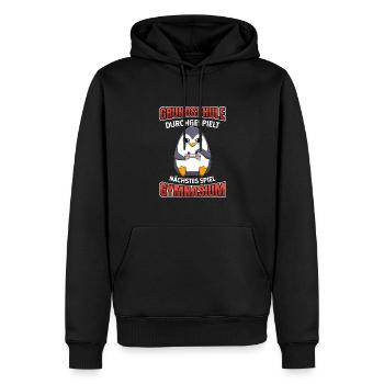 Grundschulabschluss Gymnasium Einschulung 5 Klasse - Männer Premium Bio Hoodie - Schwarz - Vorne - Nico (187cm)