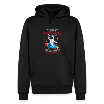 Schulanfang Einschulung 1 Klasse Grundschule - Männer Premium Bio Hoodie - Schwarz - Vorne - Nico (187cm)