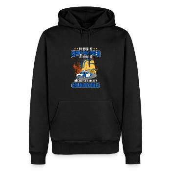Schulanfang Einschulung 1 Klasse Grundschule - Männer Premium Bio Hoodie - Schwarz - Vorne - Nico (187cm)