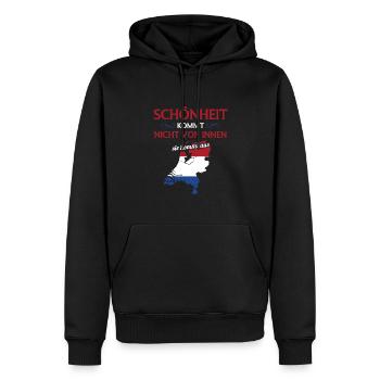 Nationalität Sportmannschaft Fan Holland - Männer Premium Bio Hoodie - Schwarz - Vorne - Nico (187cm)