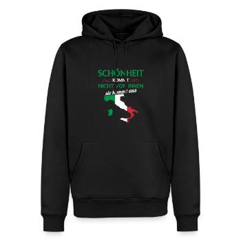 Nationalität Sportmannschaft Fan Italien - Männer Premium Bio Hoodie - Schwarz - Vorne - Nico (187cm)