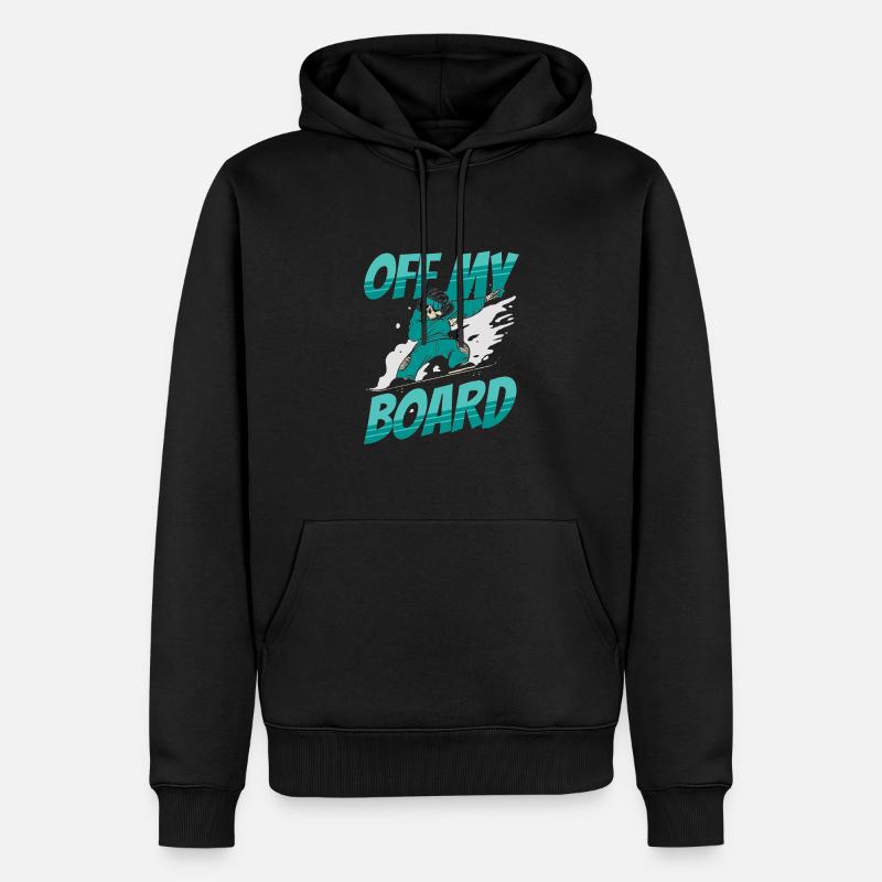 Hors de mon conseil d’administration - Sweat à capuche Premium bio Homme - noir