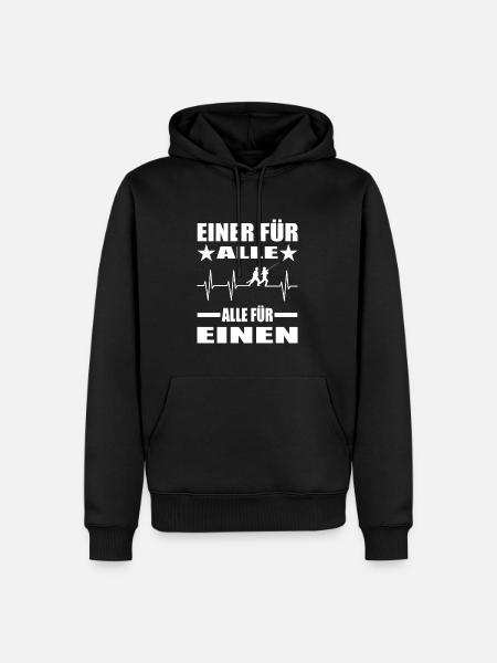 Feuerwehr - Männer Premium Bio Hoodie - Schwarz