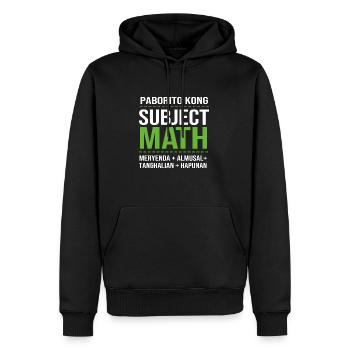 Filipino Philippines - Sweat à capuche Premium bio Homme - noir - Devant - Nico (187cm)