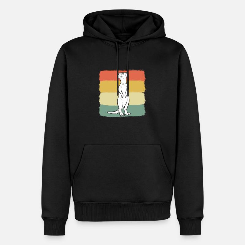 Suricate - Sweat à capuche Premium bio Homme - noir