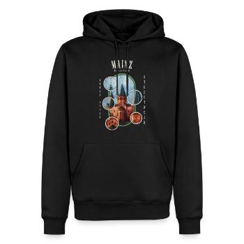 Mainz Deutschland Stadt Skyline Dom Heimat Liebe - Männer Premium Bio Hoodie - Schwarz - Vorne - Nico (187cm)
