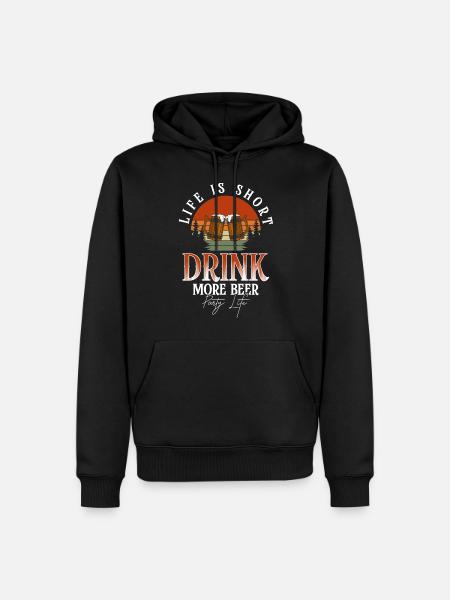 Celebration Birthday Drink Celebrate - Men’s Premium Organic Hoodie - black