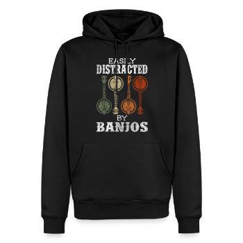 Musik Orchester Feiern - Männer Premium Bio Hoodie - Schwarz - Vorne - Nico (187cm)