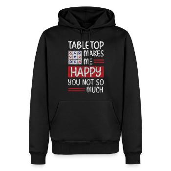 Spiel Nerd Spieler - Männer Premium Bio Hoodie - Schwarz - Vorne - Nico (187cm)