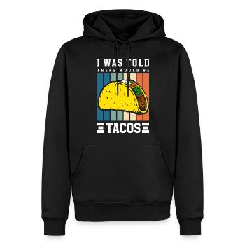 Mexican Hunger Latino Fiesta - Men’s Premium Organic Hoodie - black - Front - Nico (187cm)