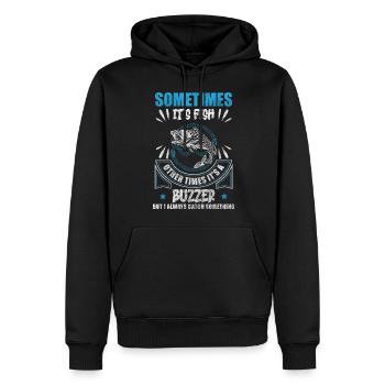 Étang d’appât de guérison Angel Petri - Sweat à capuche Premium bio Homme - noir - Devant - Nico (187cm)