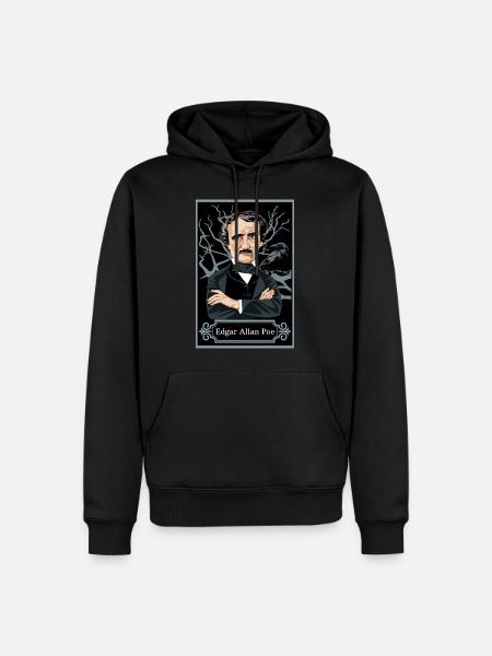 Edgar Allan Poe - Men’s Premium Organic Hoodie - black