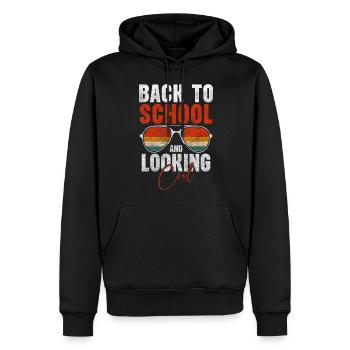 Student Universität Geld Dozent - Männer Premium Bio Hoodie - Schwarz - Vorne - Nico (187cm)