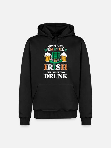 Ireland Pub Travel Ireland - Men’s Premium Organic Hoodie - black
