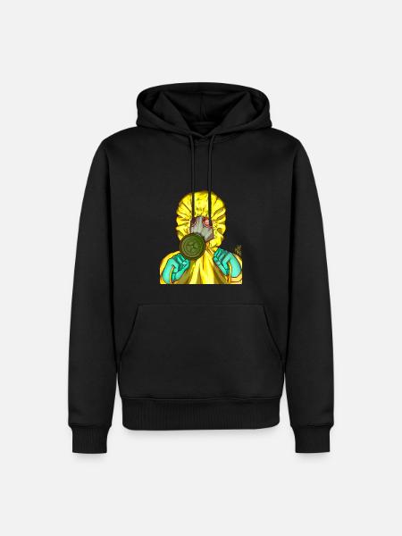 Gas mask - Men’s Premium Organic Hoodie - black