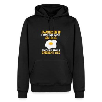 Eier Und Hühner Geschenk - Männer Premium Bio Hoodie - Schwarz - Vorne - Nico (187cm)