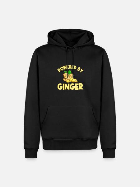 Ginger Gift - Men’s Premium Organic Hoodie - black