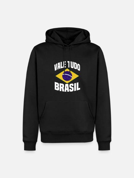 Vale Tudo Brasilien - Männer Premium Bio Hoodie - Schwarz