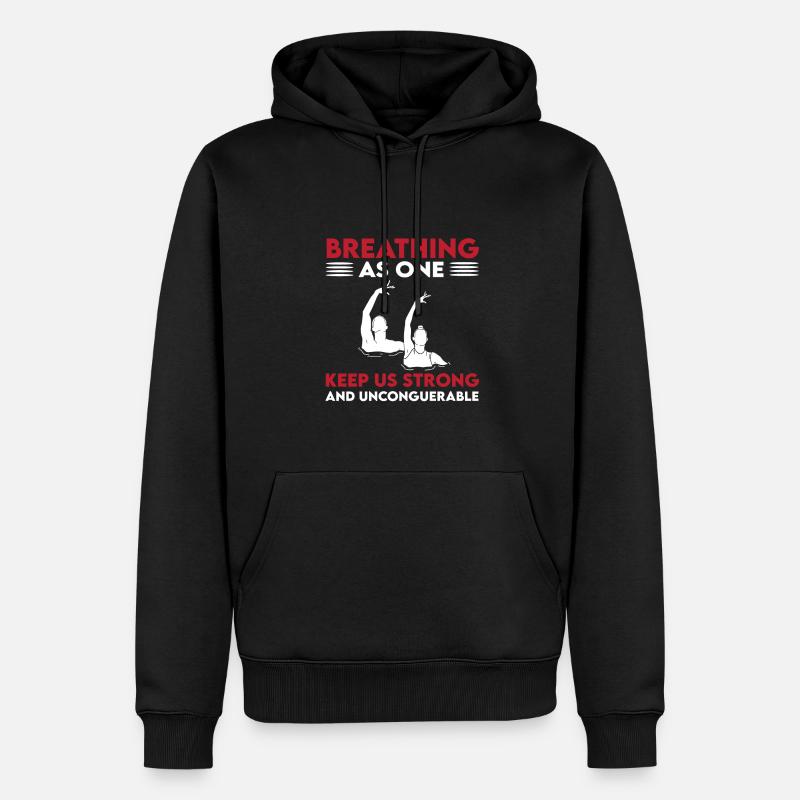 Synchronized Swimming Gift - Men’s Premium Organic Hoodie - black