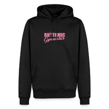 Rhytmische Sportgymnastik - Männer Premium Bio Hoodie - Schwarz - Vorne - Nico (187cm)