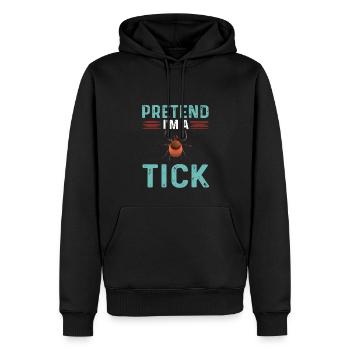 Zecken T-Shirt - Männer Premium Bio Hoodie - Schwarz - Vorne - Nico (187cm)