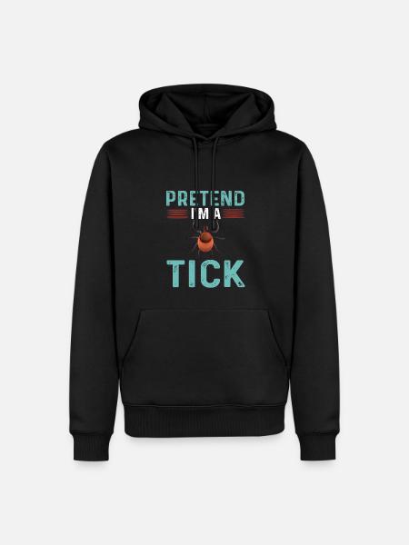 Tick T-Shirt - Men’s Premium Organic Hoodie - black