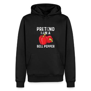 Paprika lovers - Men’s Premium Organic Hoodie - black - Front - Nico (187cm)