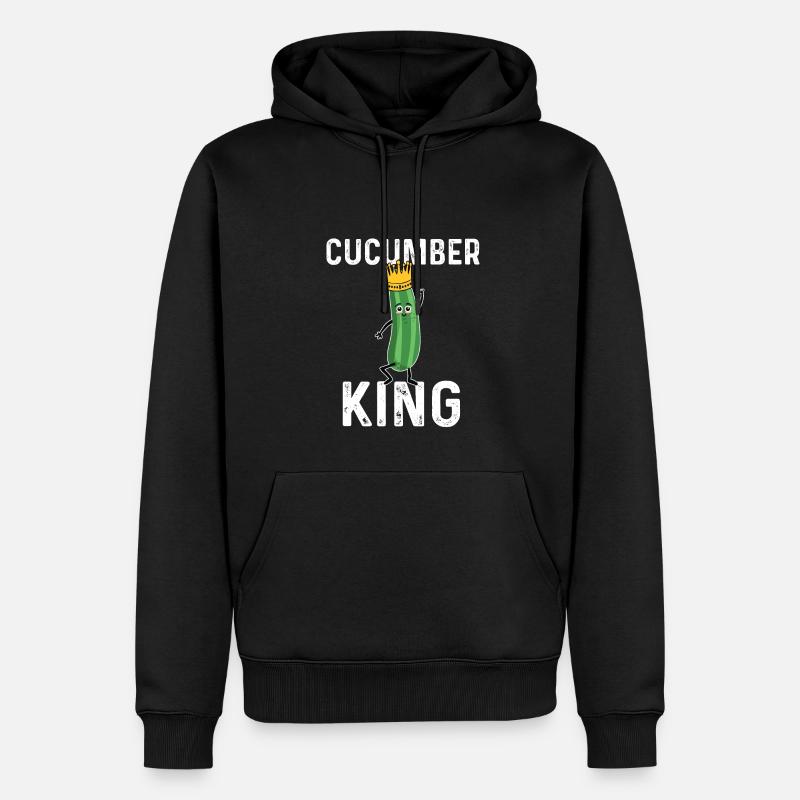 Roi du concombre - Sweat à capuche Premium bio Homme - noir